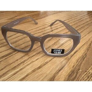 Jones New York Signature  +2.00 Reading Glasses Readers for MEN Color Gray